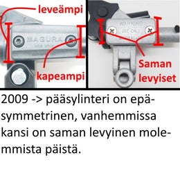 Kytkimen p&auml;&auml;sylinterin korjaussarja KTM 125-525 '00-08